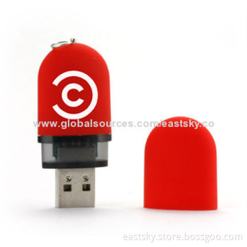 Promotional Pen Drive ESU-U30 with Plug-and-play Function, Data Content and Logo Printing, OEMNew